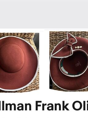 Frank Olive Excello Bollman Rust Wool Hat